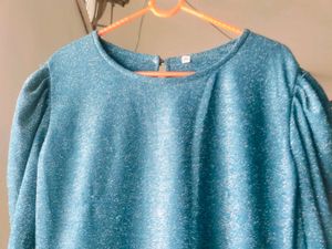Sparkly Blue Party Dress