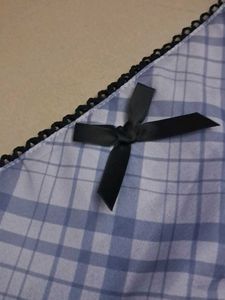 New with tag Blue Plaid Mini Skirt