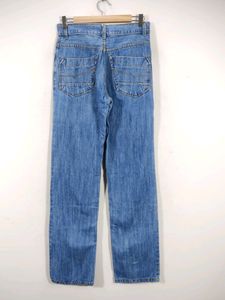 Blue Straight Fit Denim Jeans