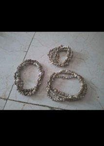 Shell Bracelets Set and comb