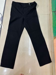 Black formal flared pant