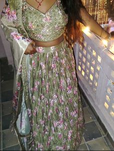 Beautiful Floral Lehenga Choli Set
