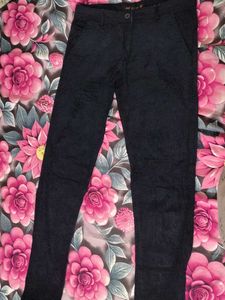 Dark Blue Slim Fit Trousers