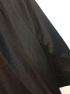 Black Open Front Cardigan