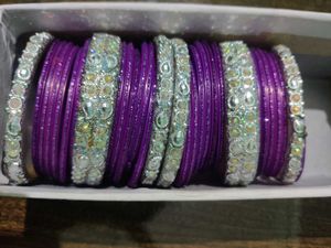 Purple Bangles Set