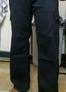 Black baggy Cargo Pants