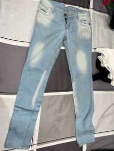 Light Wash Denim Jeans