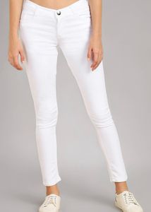 Classic White Skinny Jeans ankle length