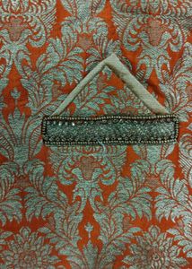 Boy's Orange Brocade Sherwani