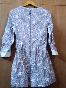Floral Print Long Sleeve Dress