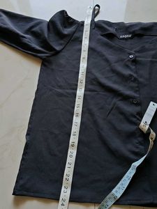 Stylish Black Harpa Top