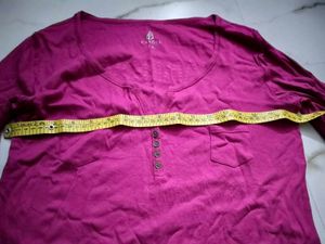 Women's Pink Long Sleeve Top