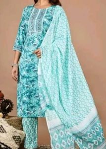 Sky Blue Cotton set