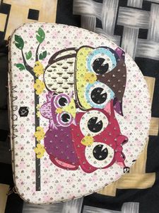 Pink Makeup Train Case with Mirror