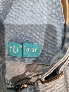 Denim Pinafore Dress