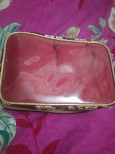 Embroidered Floral Pouch