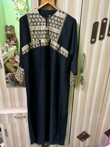 Embroidered Black burkha
