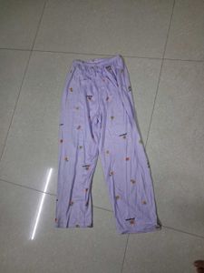 Cute Lavender Fruit Print Pajama Set