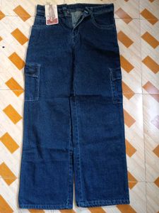 32 Size Blue Cargo Women