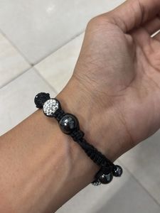 Women's Watch with Crystal &amp; Bead Bracelet