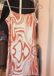 Trendy Swirl Print Slip Dress