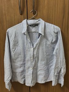 Pinstripe Blue Corset Shirt
