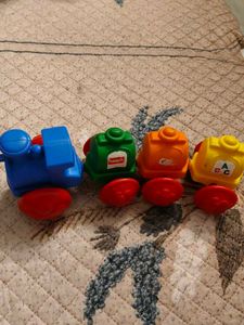 Colorful Toy Train Set