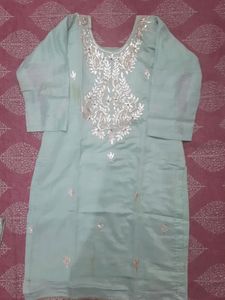 Beautiful Gota Patti Work Kurta Set With Dupatta