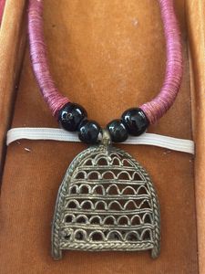 Boho Ethnic  dokra Pendant Necklace
