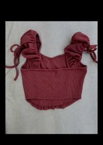 Ribbed Corset Top