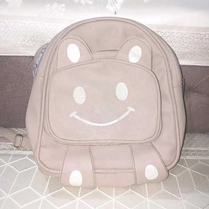 Cute Face Backpack with 3 zip