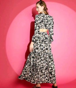 Floral Print Maxi Dress