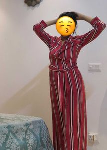 Retro Beauty Cover Story Striped Jumpsuit