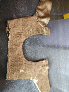 NEW brocade golden blouse
