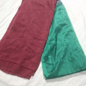 Kids Green Kurta Set with Dupatta