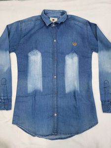 Blue Vintage Denim Shirt