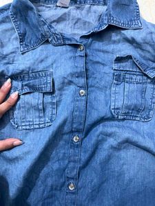 Denim Shirt Dress