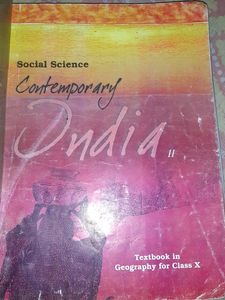 Social Science Contemporary India Xth