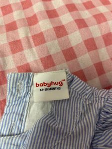 Cute Blue Striped Baby Dress