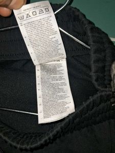Adidas Black Striped Track Pants of 1