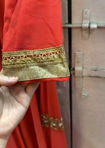 Exquisite Red Embroidered Lehenga Choli