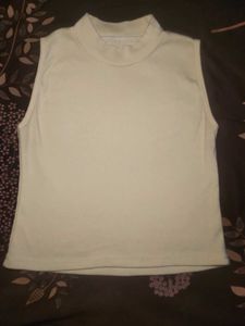 Sleeveless Mock Neck Top