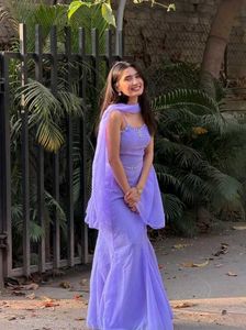 LAVENDER 90'S FISHCUT LEHENGA SET