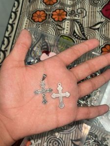 Elegant Cross Pendants Set