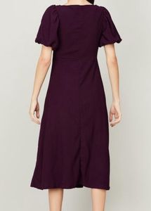 Code By Lifestyle Purple Midi Dress
