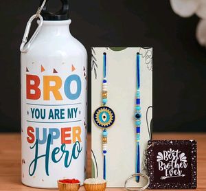 Super Hero Brother Rakhi Gift Set