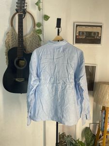 Uniqlo Light Blue Button-Up Shirt