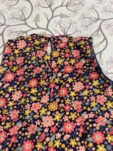 Floral Print Sleeveless Dress