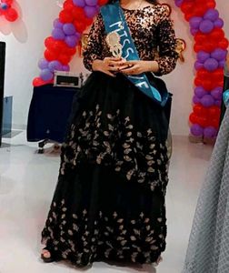 Stunning Sequin Top & Embellished Skirt Set