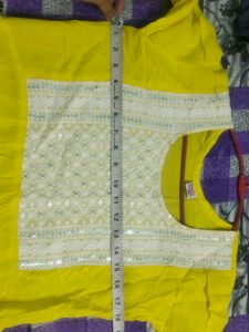 Cotton Kurta Set Yellow